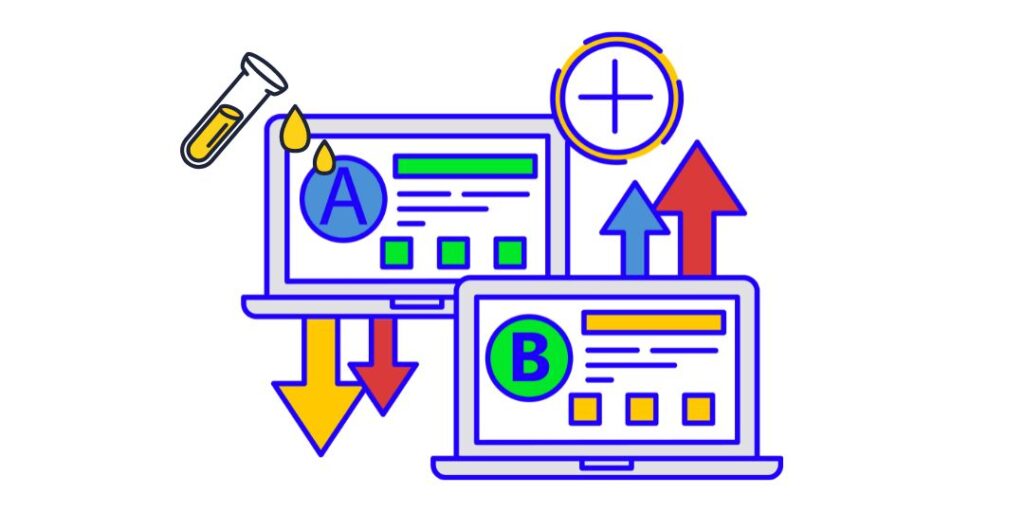Ícone para descrever testes no marketing digital